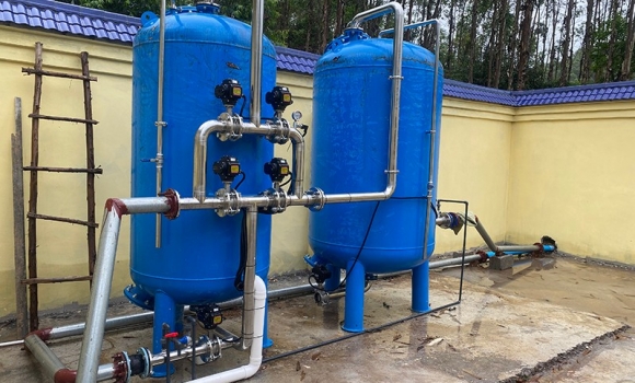 貴州晴隆縣10噸壓力式一體化凈水設備
