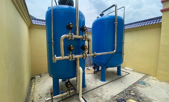 貴州20噸壓力式一體化凈水設備